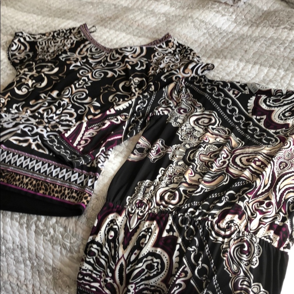 Two WHBM printed tunics